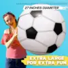 Large Beach Ball for Kid or Adult,Easy to Inflate and Durable Material Great Gift Idea for Boy & Girl,Best Pool Party Decor Toys 4