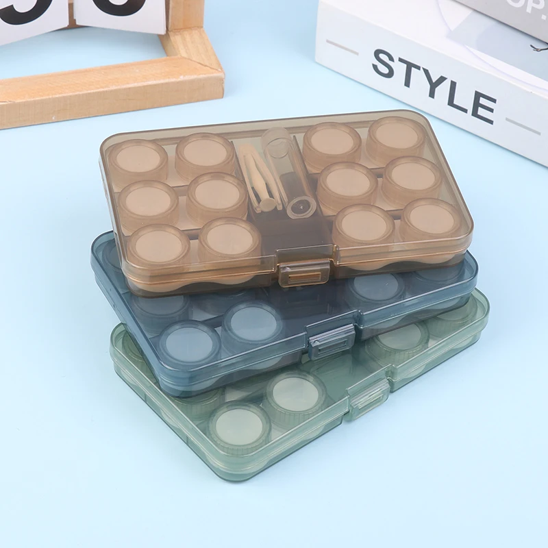 Portable Contact Lens Storage Case Box
