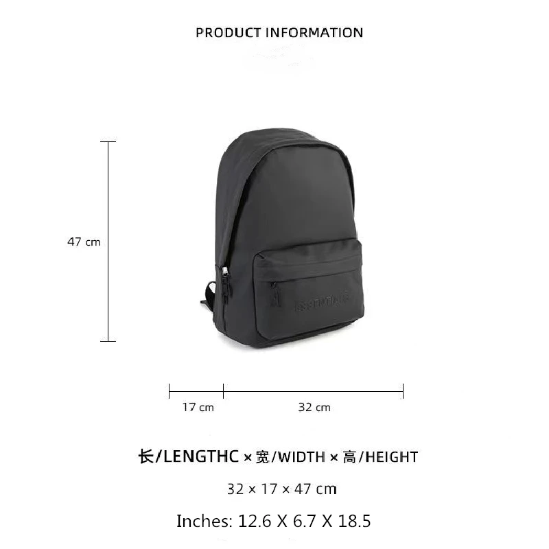 New ESSENTIALS Backpacks Men Women Large Capacity Waterproof Travel Bags  High Quality Outdoor Schoolbags Computer Bag - AliExpress