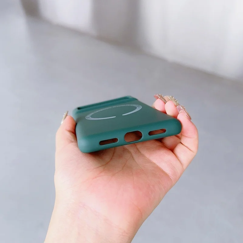 Liquid Silicone Magnetic Wireless Charging Shockproof Case - Soft Cover