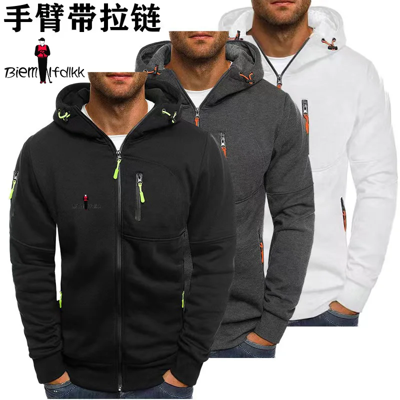 

Biyin 2024 хлопок свитшот с капюшоном с спущенными плечами мужской женский свободный пуловер Модный свитшот