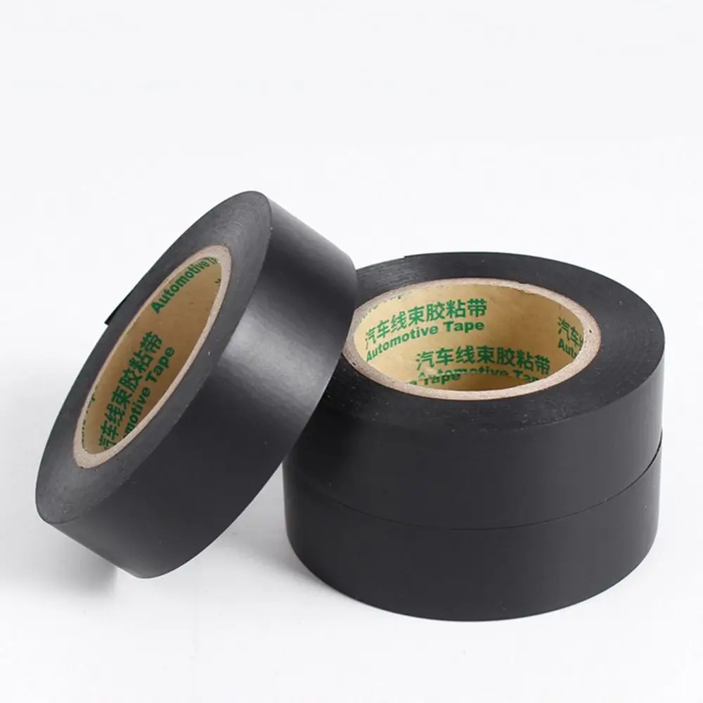 Neues schwarzes Isolierband aus PVC, selbstklebendes Isolierband, wasserdichtes, flammhemmendes Klebeband – Detail 17