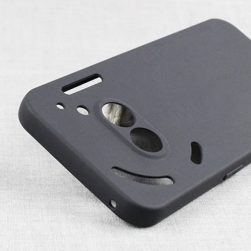 Sleek Black Matte Soft TPU Phone Case with Camera Protection