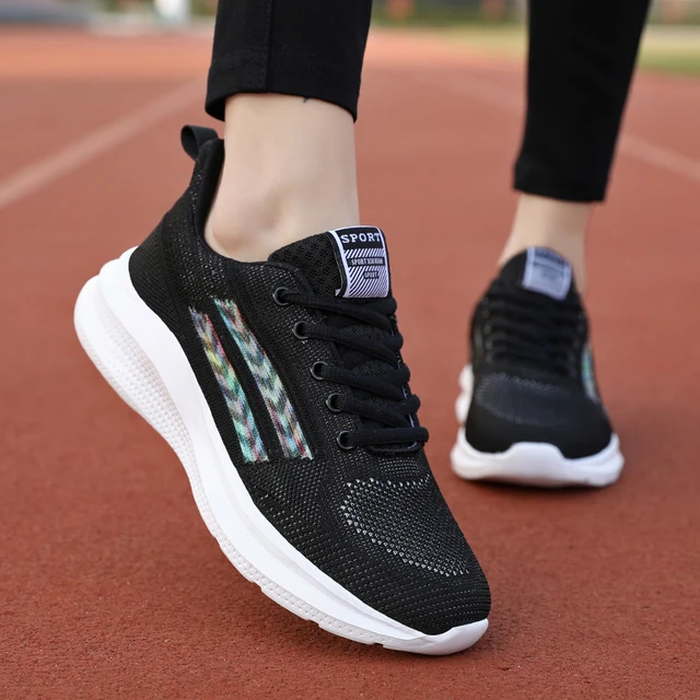 New Sneakers Women Shoes Summer Mesh Breathable Lightweight Running Shoes Walking Sport Shoes Big Size 41 42 Drop-shipping 5