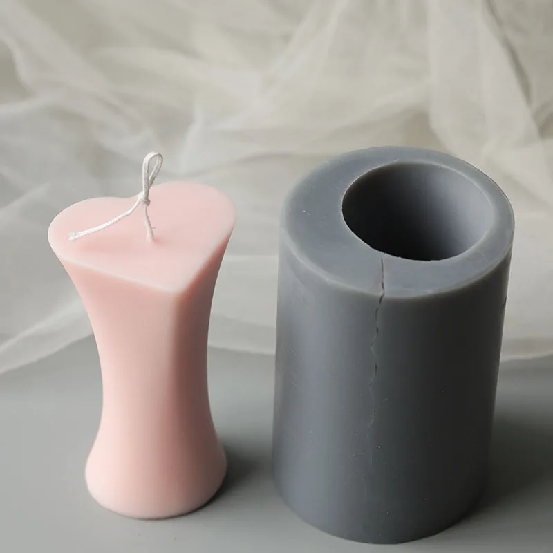 

Heart Silicone Candle Mold Ornaments Decoration Scented Candle DIY Plaster Mold DIY Candle Making Kit