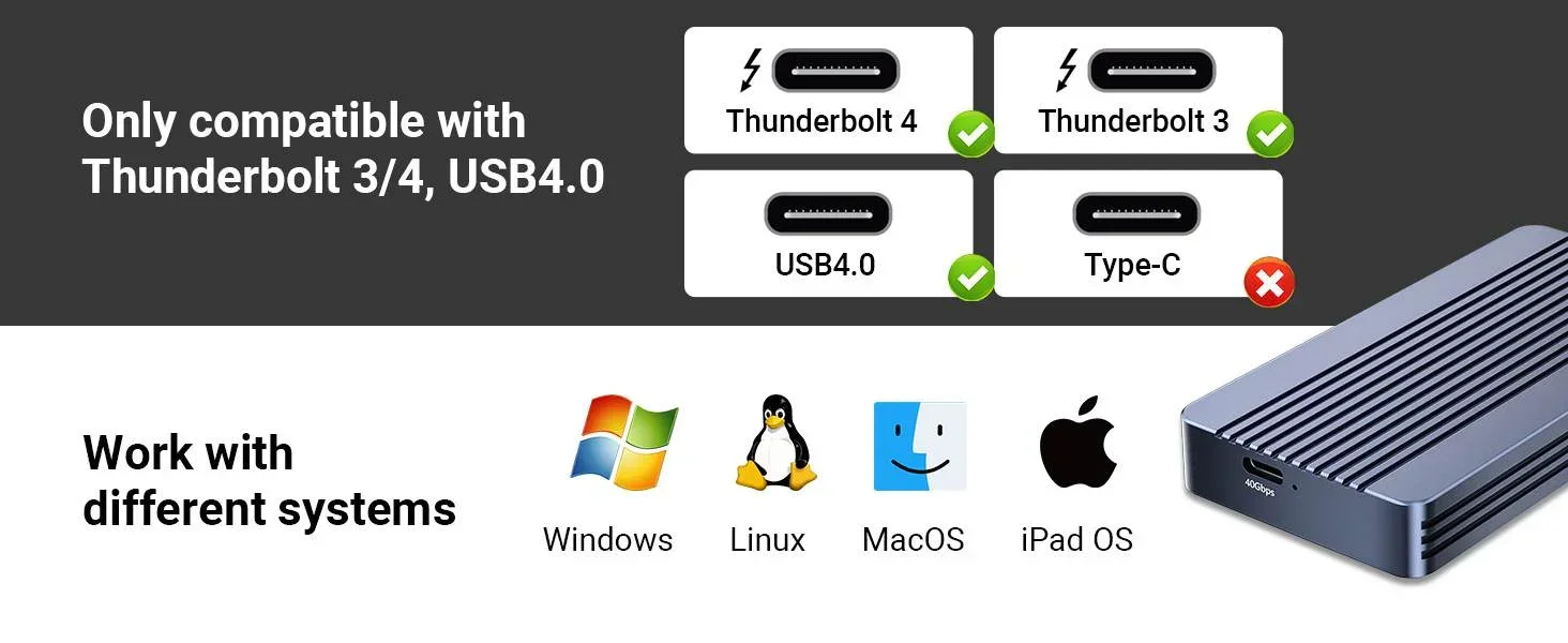 SSD Enclosure Specifications