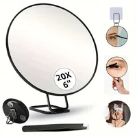 Portable Magnifying Mirror Portable Handheld Magnifying Makeup Mirror for Home Travel Beauty Tool 10x/20x/30x Magnification 1