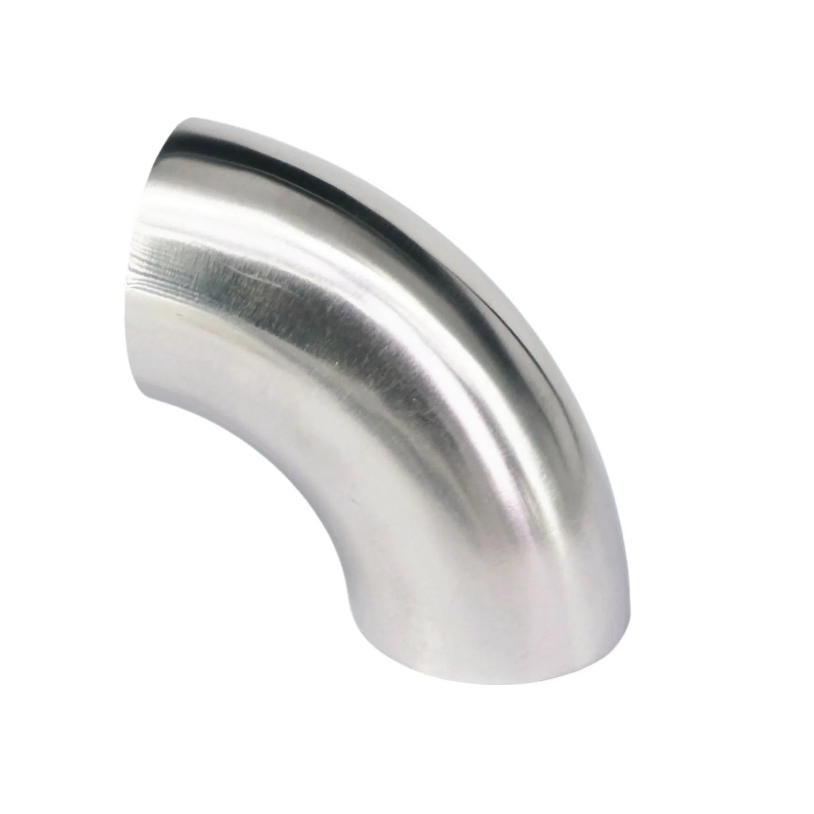 76mm 3" Pipe O/D 304 Stainless Steel Sanitary Butt Weld 90 Degree Elbow Bend Pipe Fitting homebew