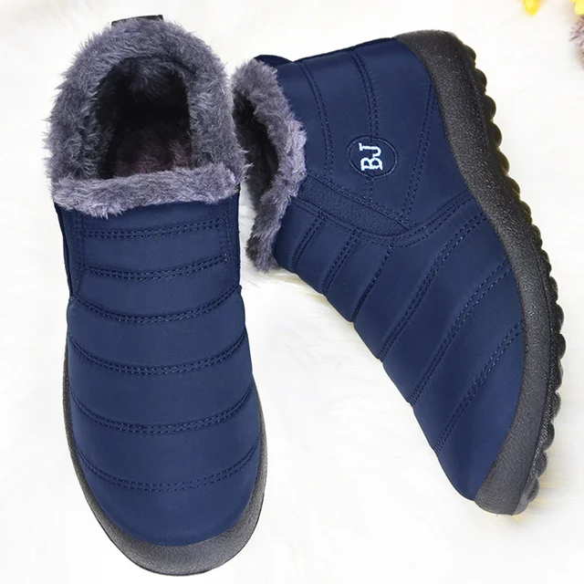 Women Boots Lightweight Winter Shoes For Women 2022 Ankle Boots Snow Botas Mujer Black Couple Waterproof Winter Boots Plus Size 5