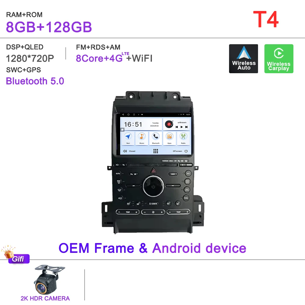 شاشة sync 3 لفورد توروس 2011-2016 شاشة تعمل باللمس...