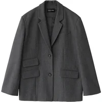VEN – ensemble CHIC Blazer et pantalon taille haute pour femme, vêtement d'extérieur, couleur unie, ample, collection printemps-automne 2022 5