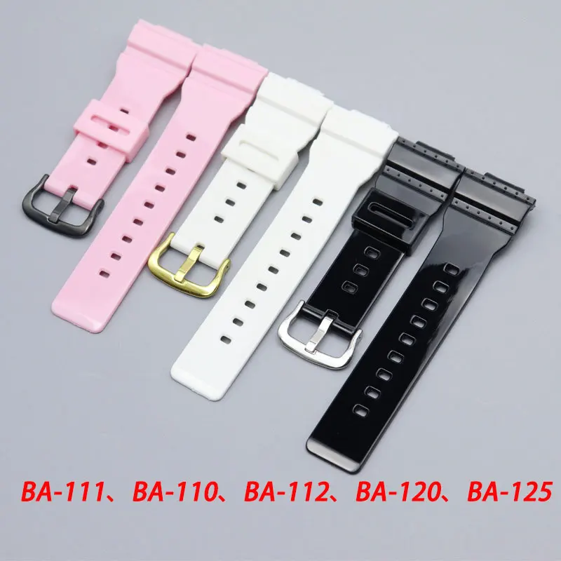 Ba 110 Casio Baby G Replacement Band Resin Rubber Strap For Casio