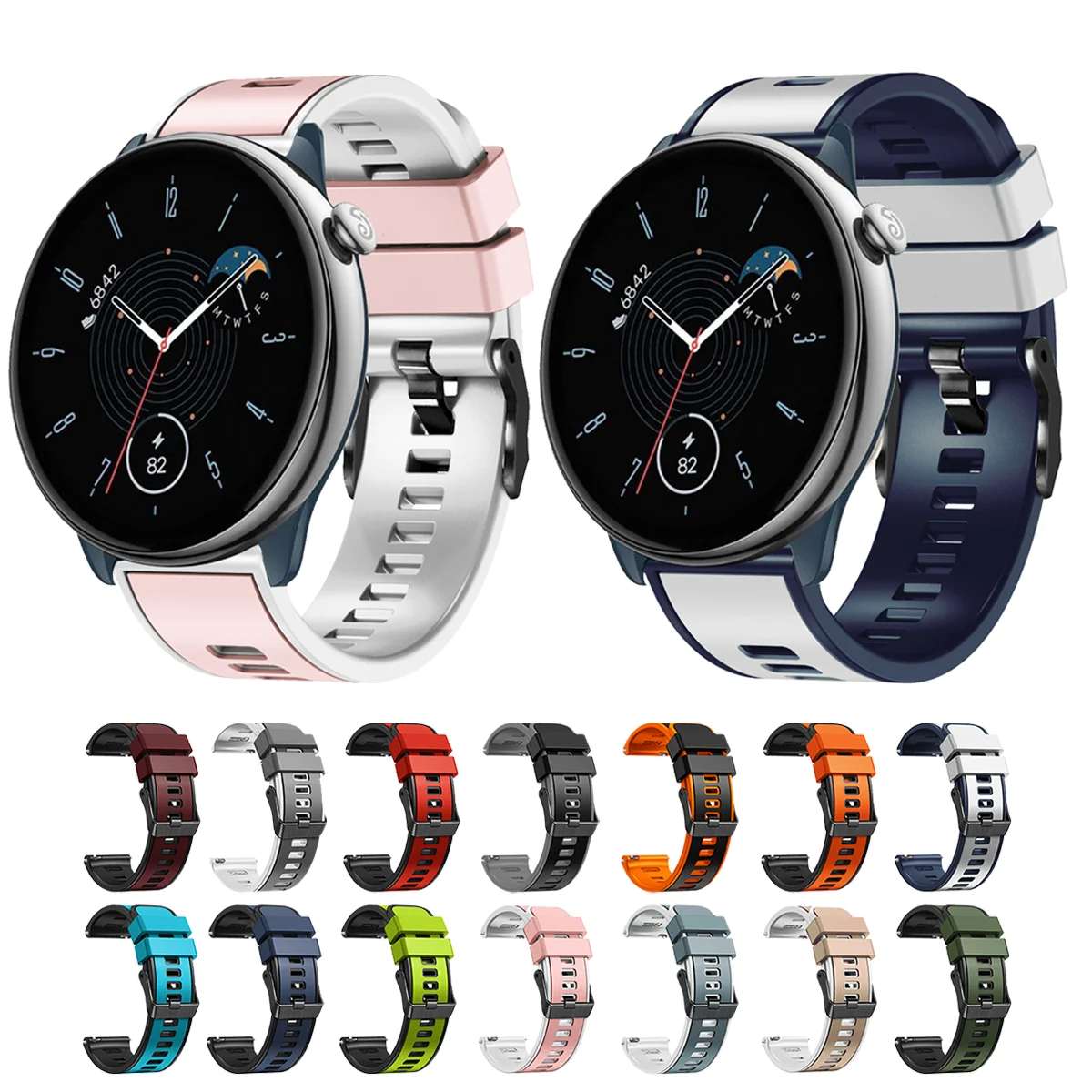 Cinturino Da 20Mm Per Amazfit Gtr Mini Cinturino Braccialetto Colorato Per Huami Amazfit Gts 2 3 4/Bip 1S/Bip 3