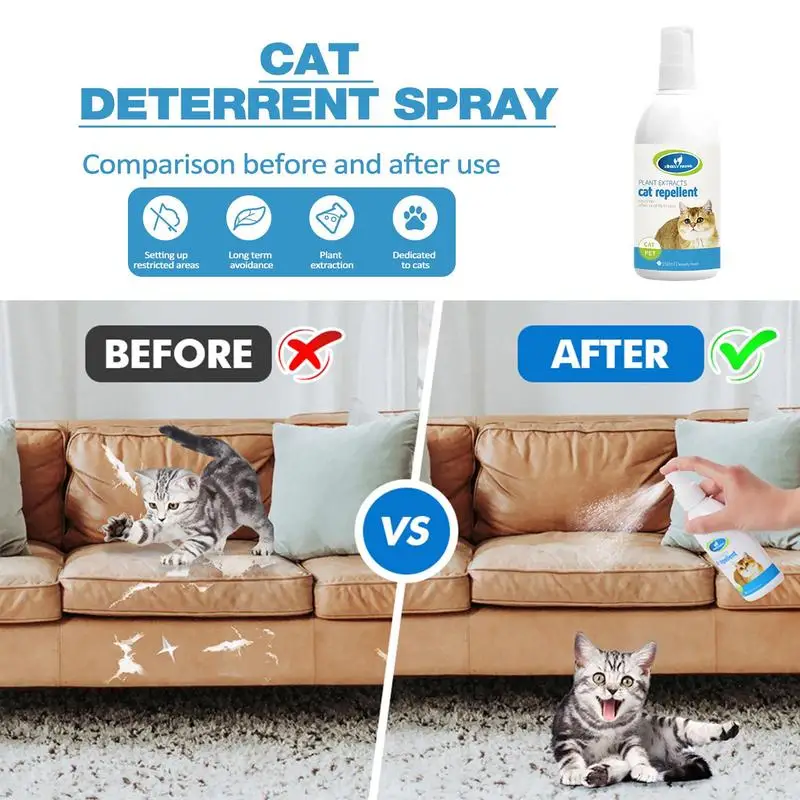 CatDeterrentsSprayKittenRepellents150mlAntiScratchFurniture