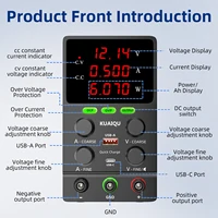KUAIQU Switching Bench Power Supply Adjustable 30V 5A 10A 60V 120V ,OCP OVP Function Variable DC Power Supply Voltage Regulator - Image 4