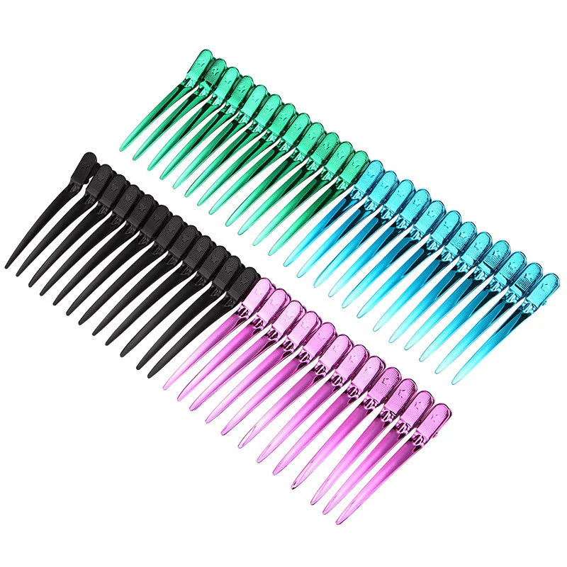 12pcs/set Salon Hairdressing Cutting Hairpin Holding Hair Styling Clip