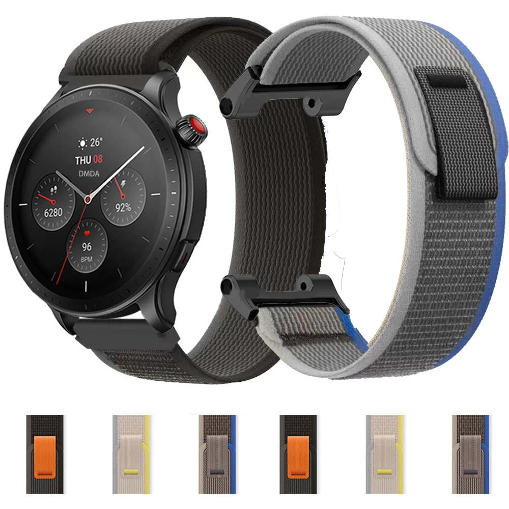 

Ремешок нейлоновый для Huami Amazfit T-REX 2, браслет для смарт-часов, спортивный браслет для Xiaomi Amazfit T-Rex/T Rex Pro 2 Correa