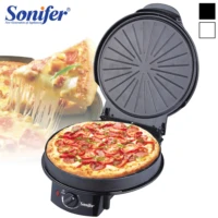 Electric Pizza Machine 1500W Cake Donut Walnut Cooking Kitchen Appliances Breakfast Waffles Machine Non-stick Iron Pan Sonifer 1
