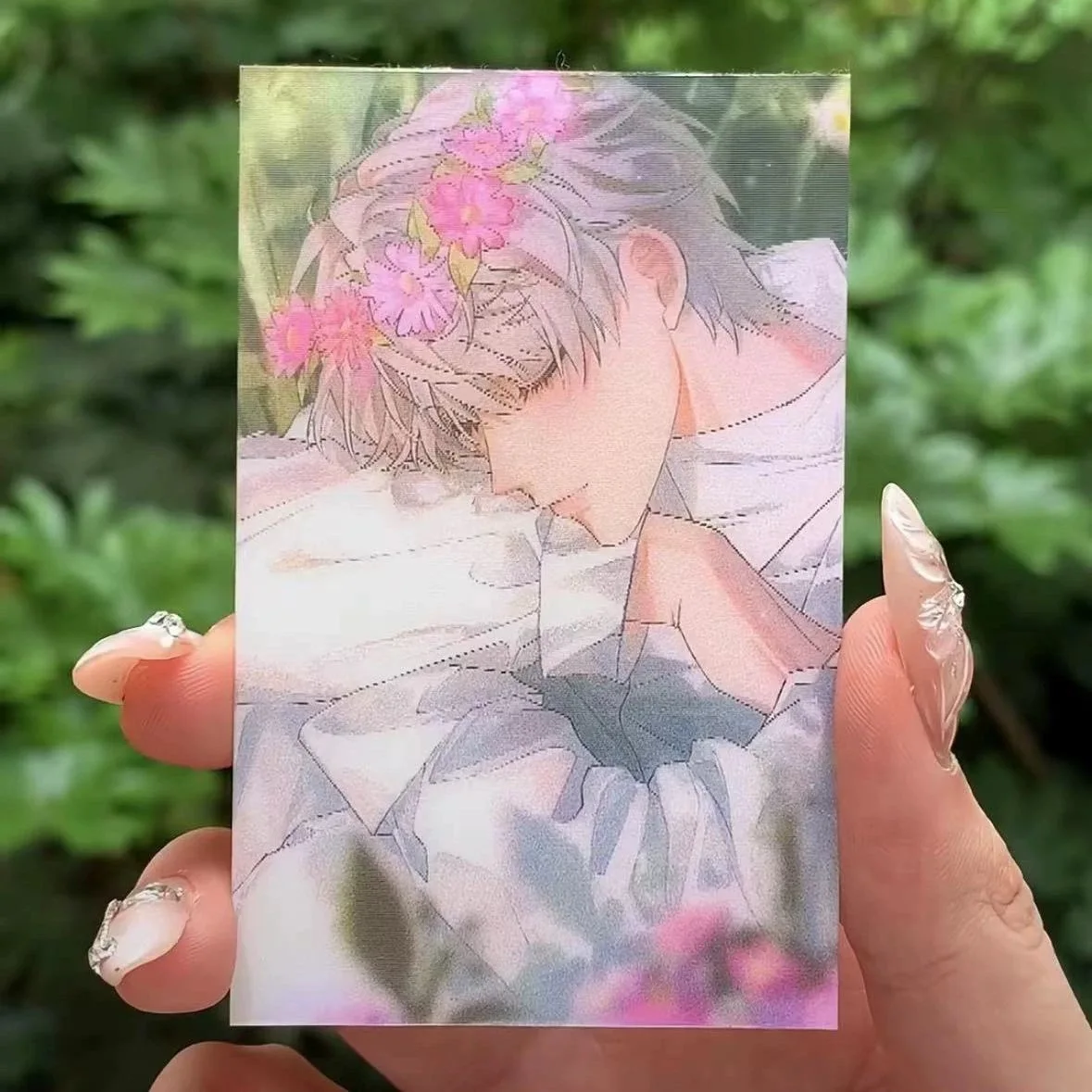 Love and Deep Space Surrounding Shen Xing Return Light Grid Card 3D Transformation Card High Beauty Gift to Friends