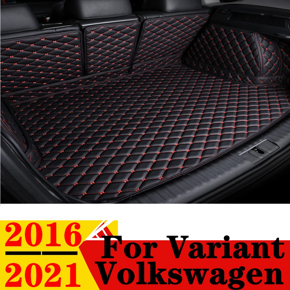 

Car Trunk Mat For Volkswagen Variant 16-21 All Weather XPE Custom FIT Rear Cargo Cover Carpet Liner Tail Parts Boot Luggage Pad