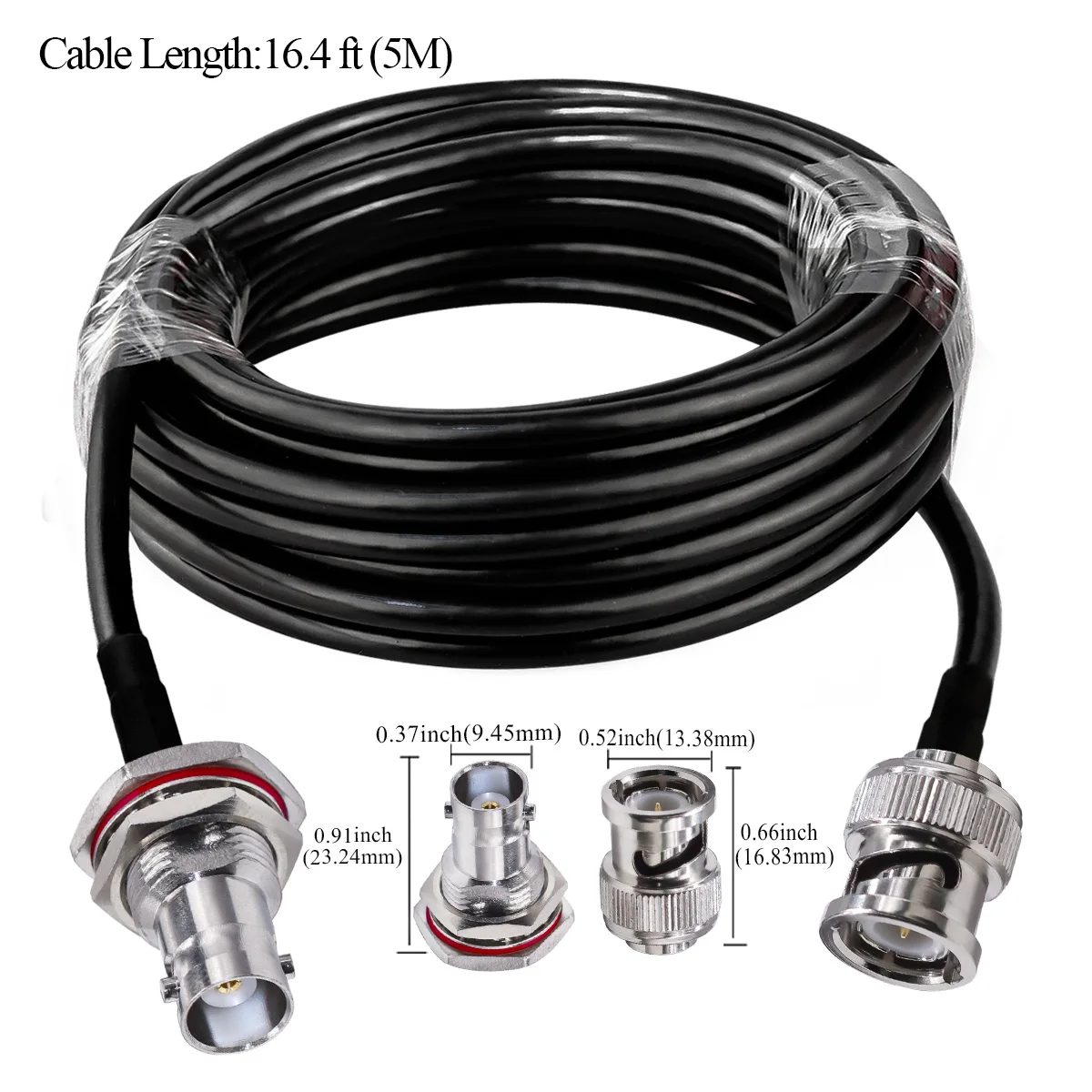 68 Stück BNC-Buchsenstecker Set – Chassis-Buchse, Mutter, Lötadapter Für RG58, RG59, RG6 Koaxialkabel
