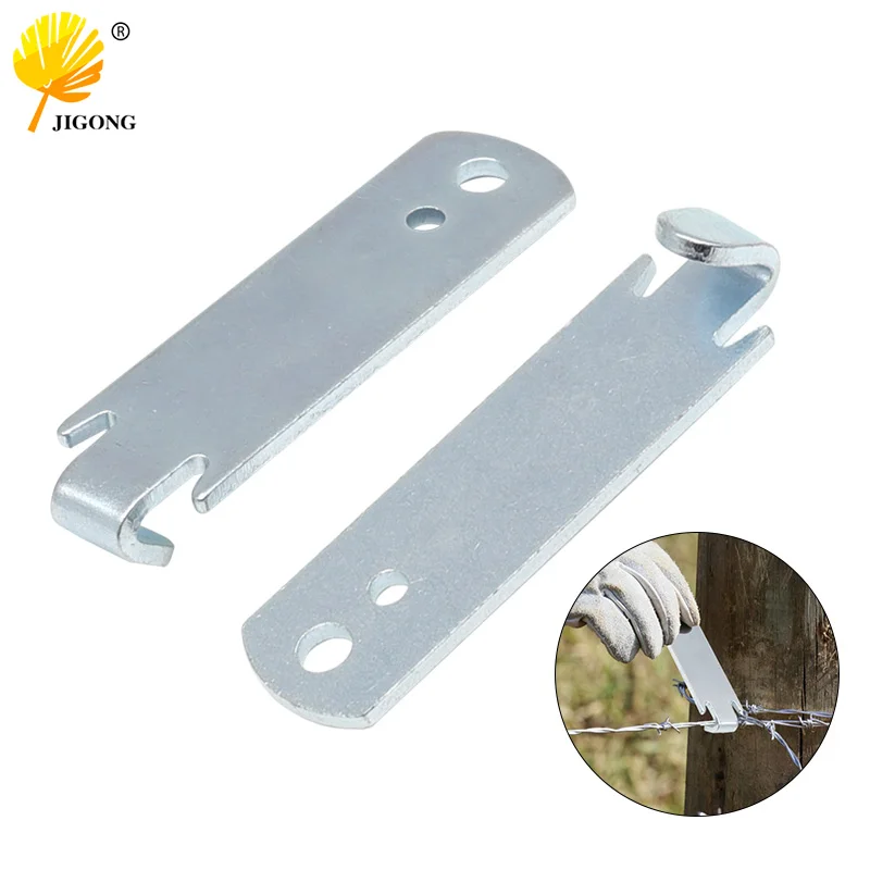 2Pcs Filo Di Recinzione Twist Fence Wire Twister Tensionamento Strumento Barb Wire Per Giardino Pocket Size Acciaio Resistente Alla Ruggine