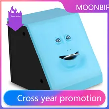 Face Money Eating Box Piggy Bank Cat Saving Box Coins Box Money Coin Saving Bank for Children Gift Candy Machine Home Decoration