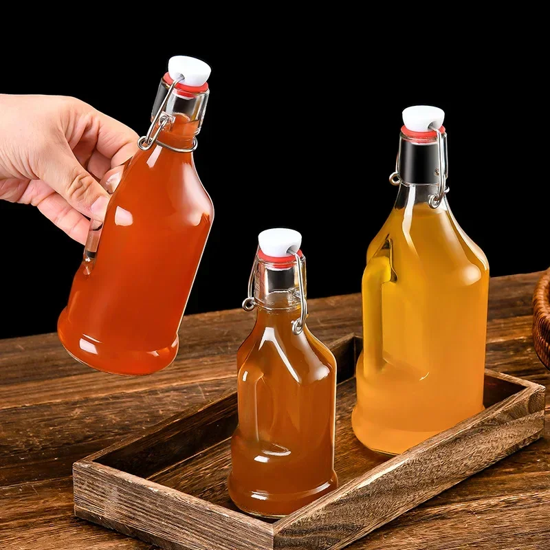 Wine Bottle Alcohol Bottle Tequila Brandy Vodka home juice glass bottle 26 styles