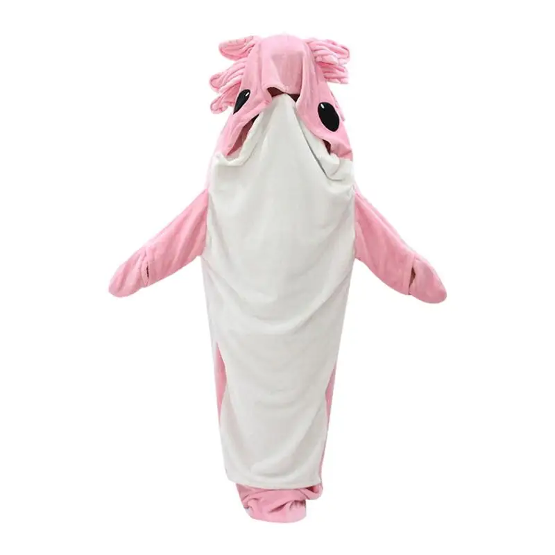 

Wearable Blanket Onesie Sleeping Bag Salamander Onesie Cosplay Costume Warm and Comfortable Throw Blanket for Masquerade Parties