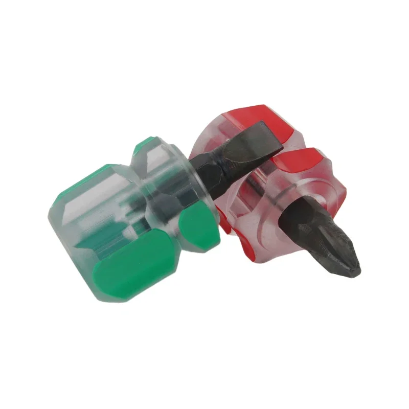 Embouts de rechange pour kit tournevis radis, rangés dans un étui transparent