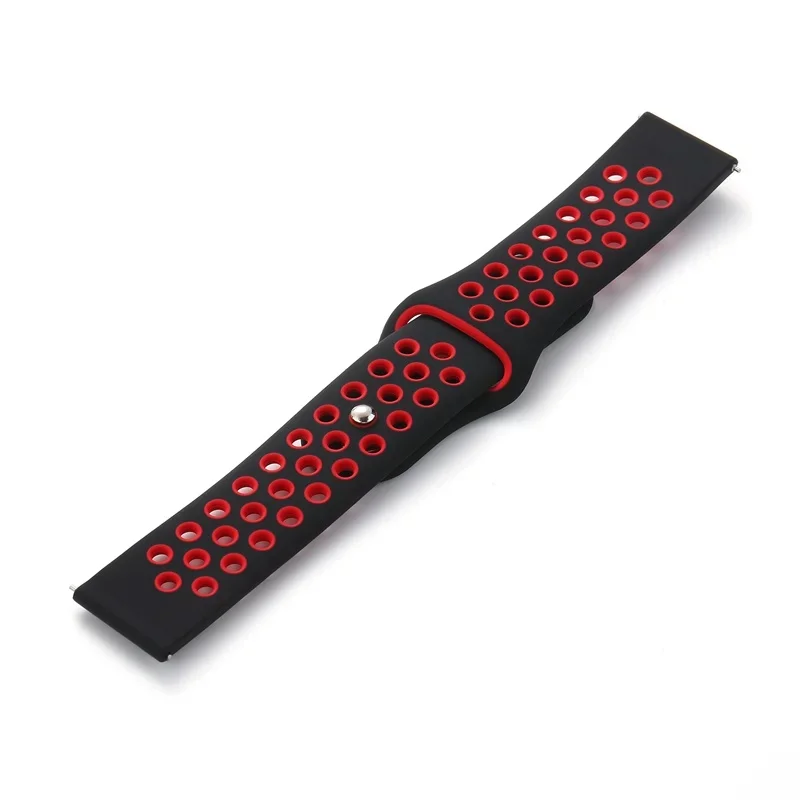 Enhanced Sports Silicone Strap, 22mm, Versatile Wristband Bracelet