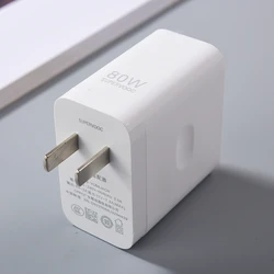 80W SuperVooc Charger with USB Type - C Cable - Super Fast Charging Adapter - US Charger Only