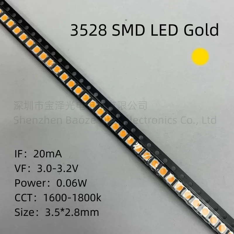 ตัวเลือกสินค้า LED หลากสี 100 ชิ้น สำหรับงานไฟฟ้า