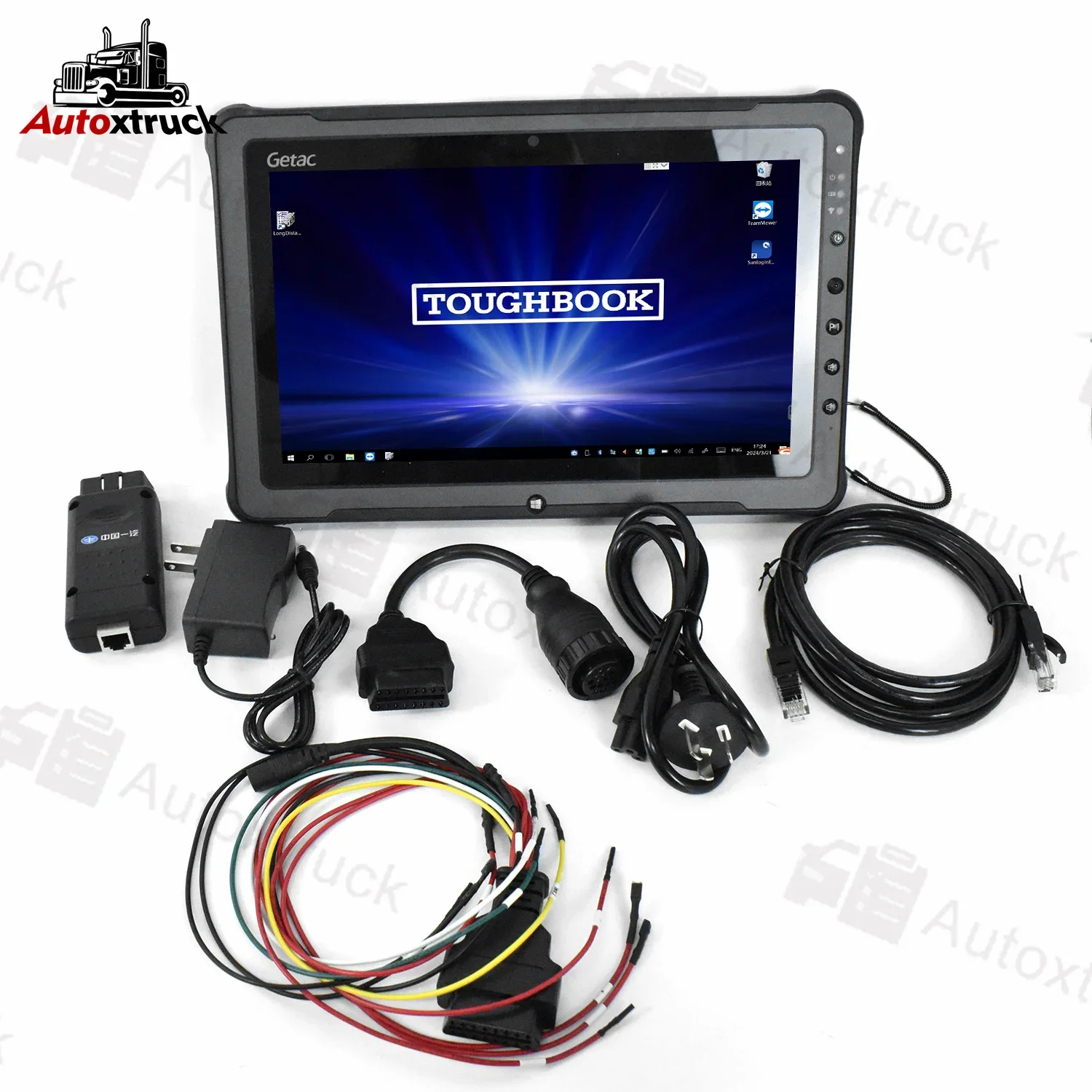 Per Faw Diagnostic Tool Getac F110 Tablet Construction Transmission Industrial Heavy Machinery Abs Control Unit Scanner Tool