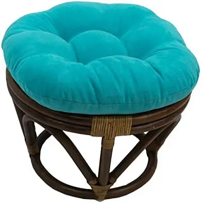 

Furniture Piece Rattan Ottoman with Micro Suede Cushion Almohadillas fieltro adhesivas mm Forro patas silla Rubber feet Chair le