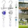 1x Spiral Wind Chime Ball Wind Spinner Pendants Rotating Hook Nursery Garden Yard Home Wall Hanging Decorations Outdoor 1