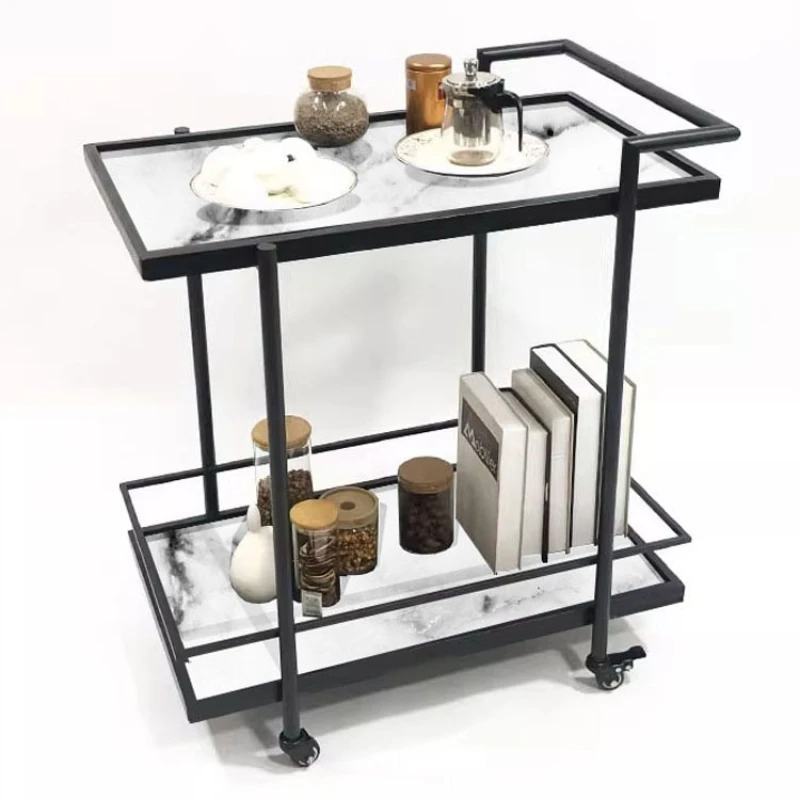 *Restaurant delivery trolley Mobile trolley Dessert fruit tray cart