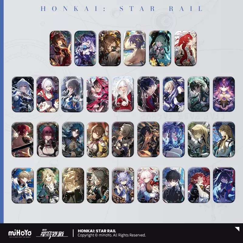 

Sunsyea Honkai Star Rail Official Merch miHoYo Original Authentic Light Cone Series Badge Dan Heng Himeko Jing Yuan Seele