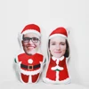 Santa Claus Pillow Santa Claus Customized Christmas Gift Christmas Couple Cushion Man's Face Christmas Pillow 1