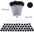 50pcs black glass