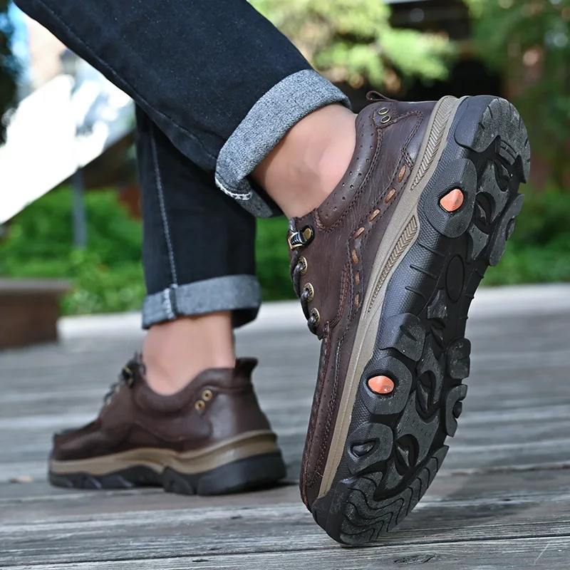 أحذية رجال الأعمال الرسمية الجديدة غير الرسمية - طبقة علوية من الجلد ناعمة ومريحة داخلية مع نعل مبطن وأحذية مداس غير قابلة للانزلاق