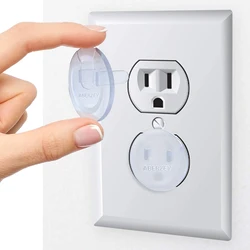 10pcs Outlet Covers, American Standard Baby Proofing Safety Child Secure Electric Plug Protectors