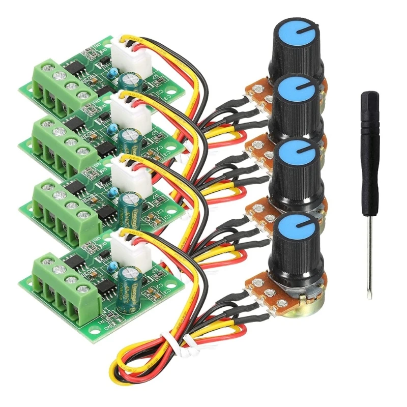 4PcsMotorSpeedsControllersPWMControllers1835612V2ASpeeds