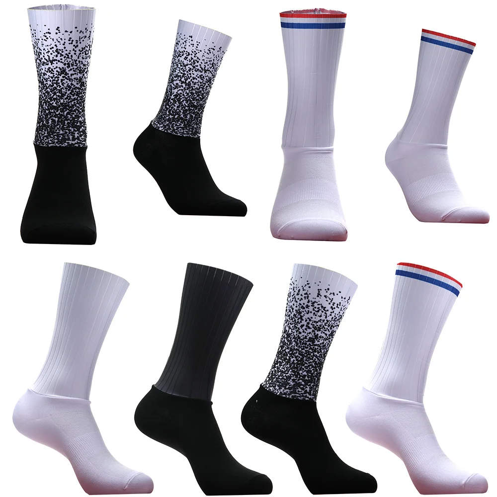 

2023 Women Socks New Bike Men Summer Road Breathable Cycling Anti Slip Silicone Seamless Aero Socks