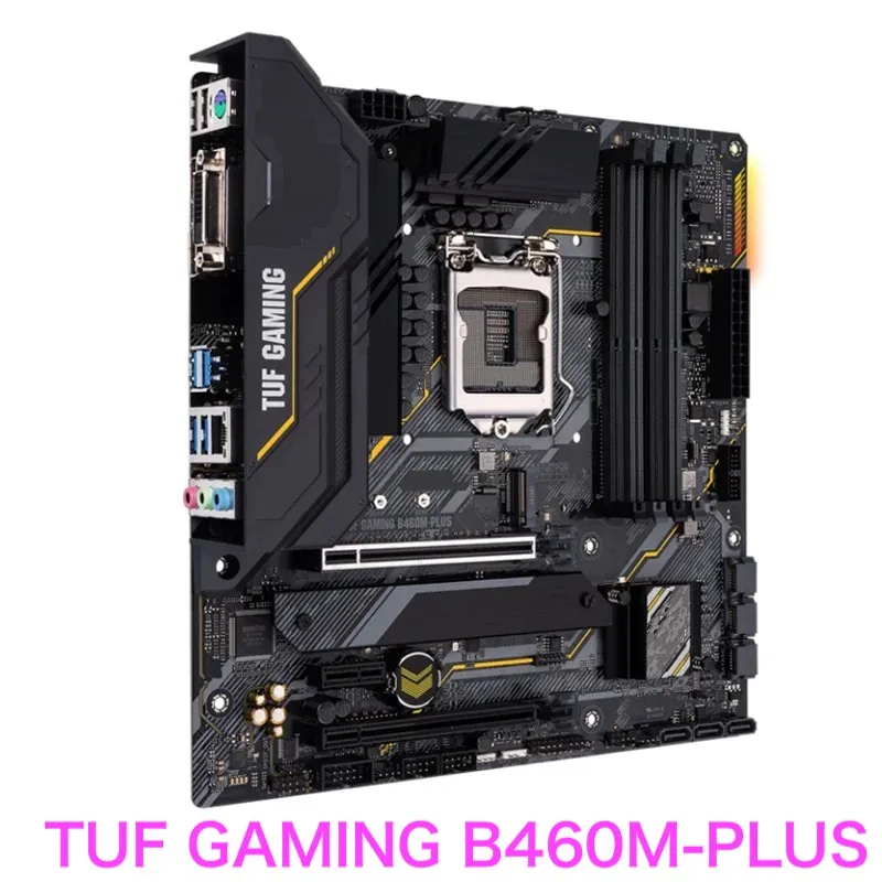 ASUS TUF GAMING B460MPLUS Desktop Motherboard DVI HDMI LGA 1200 DDR4