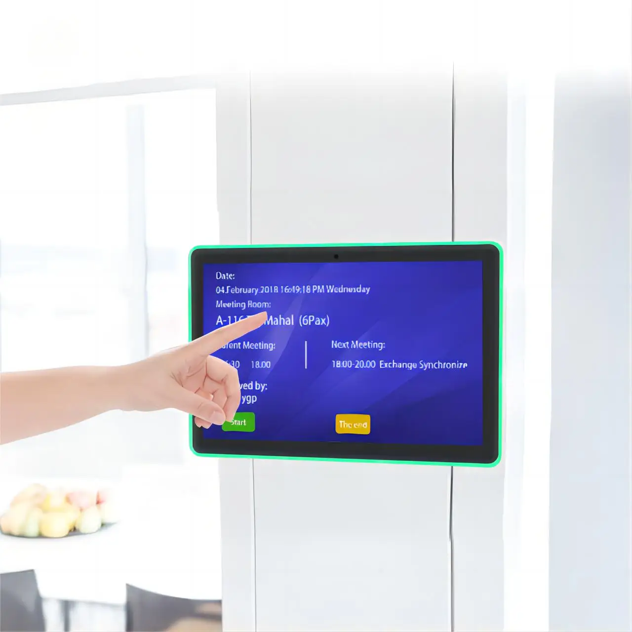   LED Ʈ   ȵ̵ ȸǽ POE º, LCD ġ ũ, POE NFC RFID, 10.1 ġ