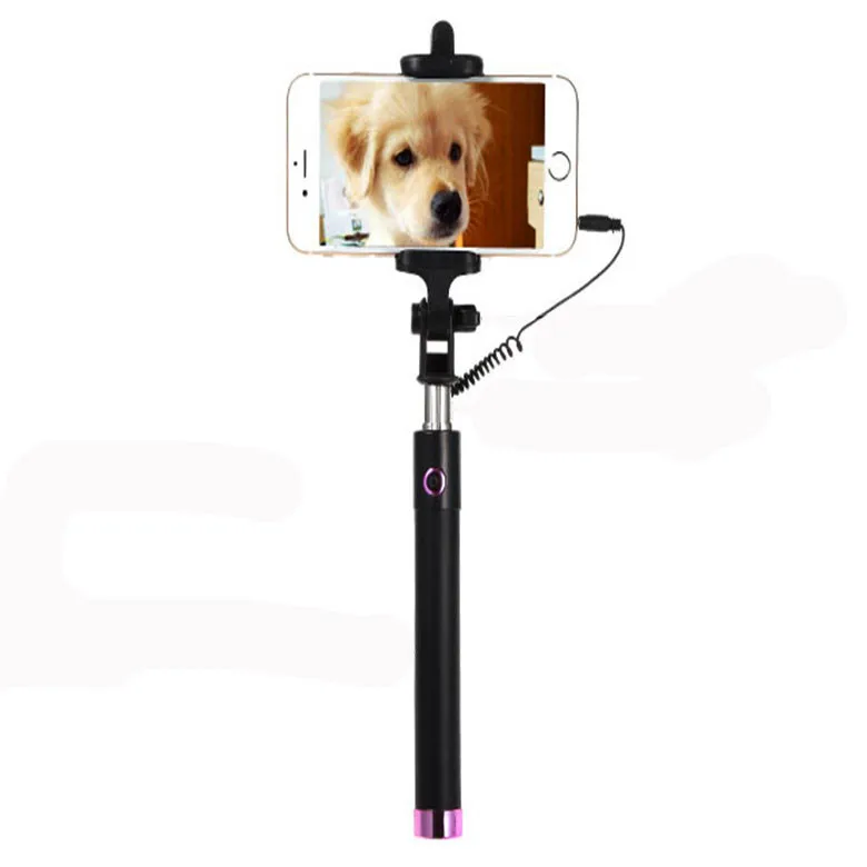New General Android Extended Selfie Stick Mobile Phone Folding Selfie Stick with Wire Control Integrated Generation 3 Mini Model images - 6