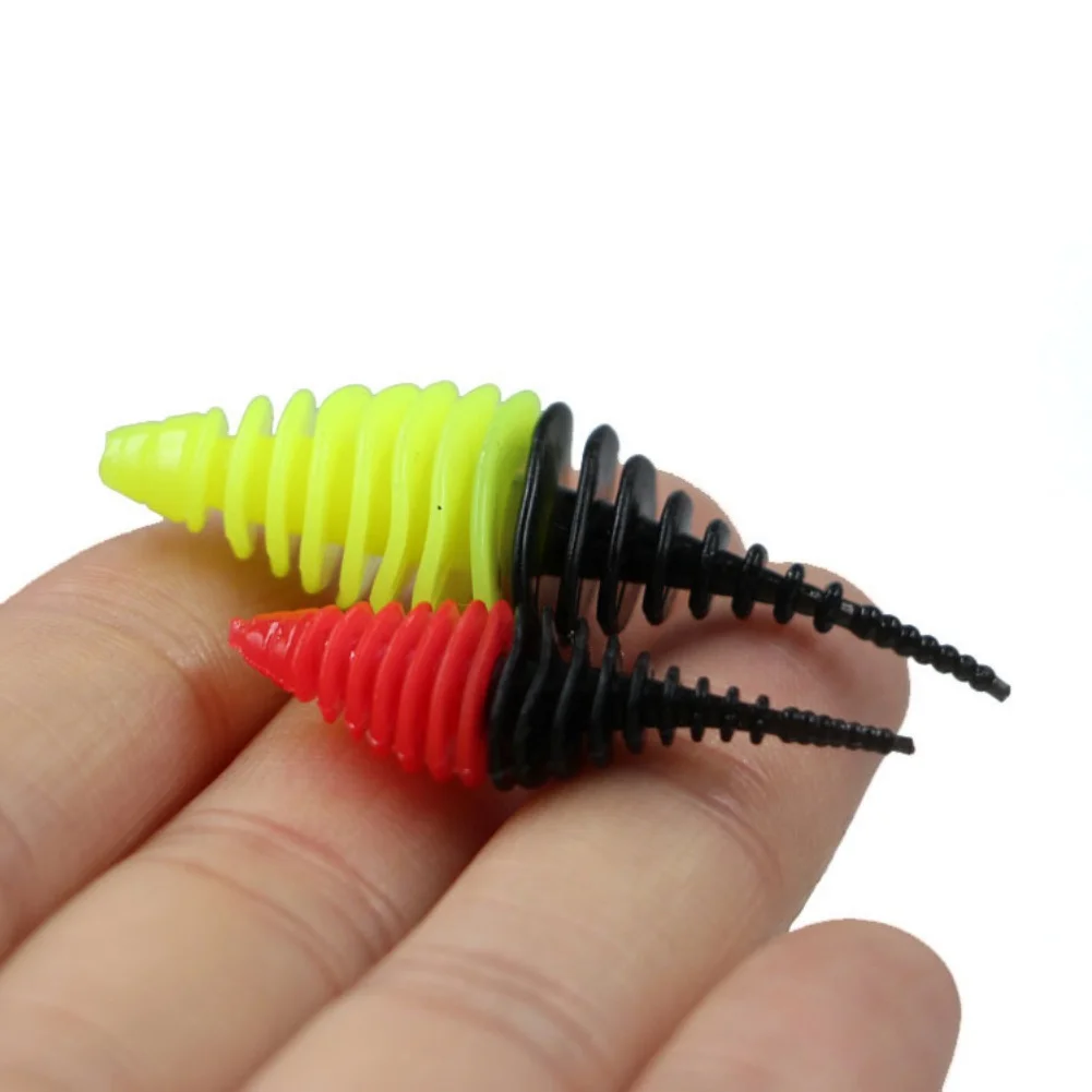 Silicone Soft Fishing Lure Artificial Rubber Trout Baits Flexible