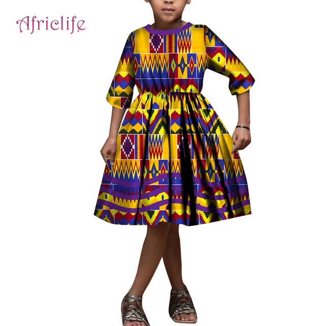 African Kids Dress Children Pleated with Zipper Summer for Children Plus Size Custom WYT544 - AliExpress