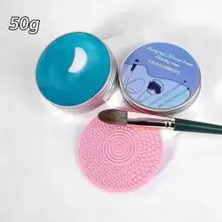 Portable Natural Makeup Brush Cleaner Soap - Multi - Functional, Reusable Cosmetics Travel Beauty Tool (One size D)